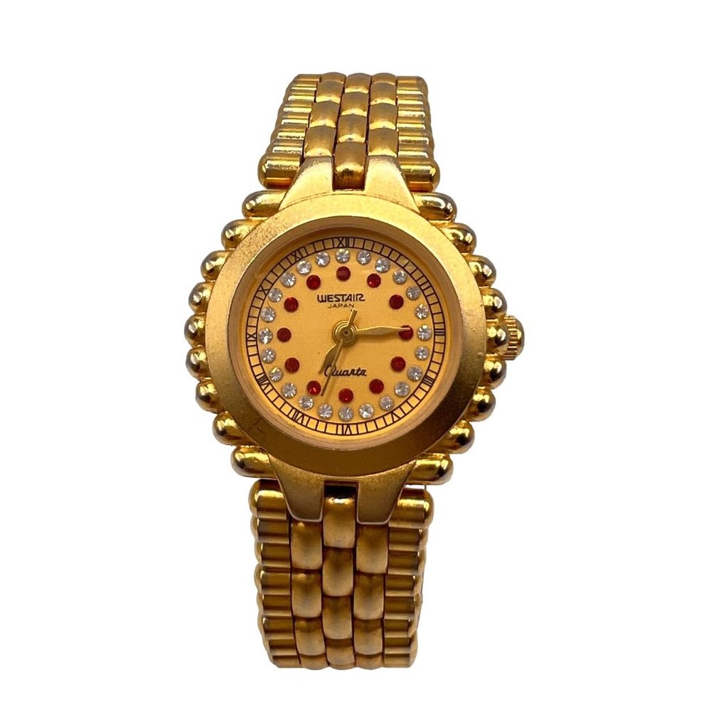 Vintage Westair 18k Gold Electroplated Quartz Watch, Japan Movement, New Battery - Picture 12 of 13
